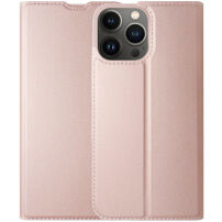 DUX DUCIS Skin Pro flipové pouzdro pro iPhone 13 Pro Max - růžovozlaté