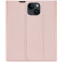 DUX DUCIS Skin Pro flipové pouzdro pro iPhone 14 Plus - růžovozlaté