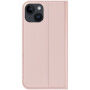 DUX DUCIS Skin Pro flipové pouzdro pro iPhone 14 Plus - růžovozlaté