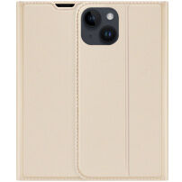 DUX DUCIS Skin Pro flipové pouzdro pro iPhone 14 Plus - zlaté