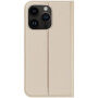 DUX DUCIS Skin Pro flipové pouzdro pro iPhone 14 Pro - zlaté