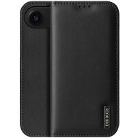 DUX DUCIS Hivo kožené flipové pouzdro pro iPhone Air - černé