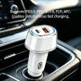 P78 autonabíječka s porty USB-C / USB-A - 55W - černá
