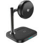 C69 Qi2 2v1 magnetický bezdrátový stojánek pro iPhone / AirPods - 25W - černý