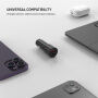 FIXED autonabíječka s porty USB-C / USB-A - 63W - černá