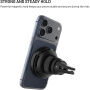 FIXED MagCool 2 magnetický držák do auta do ventilační mřížky s bezdrátovým nabíjením pro iPhone - černý