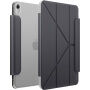 UNIQ Camden Lite pouzdro s origami stojánkem a prostorem na Apple Pencil pro iPad 10,9" (2022) / 11" (2025) - tmavě šedé