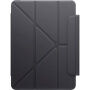 UNIQ Camden Lite pouzdro s origami stojánkem a prostorem na Apple Pencil pro iPad 10,9" (2022) / 11" (2025) - tmavě šedé