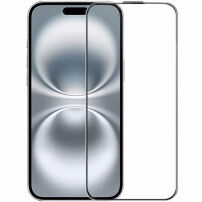 Rurihai tvrzené antireflexní 2.5D sklo s černým rámečkem pro iPhone 15 Plus / 16 Plus