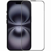 Rurihai tvrzené antireflexní 2.5D sklo s černým rámečkem pro iPhone 15 / 16