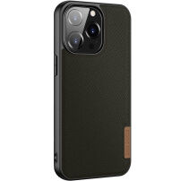 DUX DUCIS Fino nylonový kryt pro iPhone 13 Pro - tmavě zelený