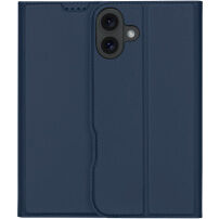 DUX DUCIS Skin Pro flipové pouzdro pro iPhone 16 - tmavě modré