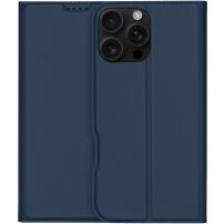 DUX DUCIS Skin Pro flipové pouzdro pro iPhone 16 Pro - tmavě modré