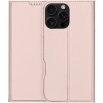 DUX DUCIS Skin Pro flipové pouzdro pro iPhone 16 Pro Max - růžovozlaté