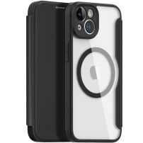 DUX DUCIS Skin X flipové pouzdro s MagSafe pro iPhone 14 - černé