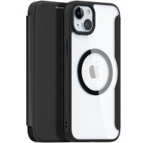DUX DUCIS Skin X flipové pouzdro s MagSafe pro iPhone 15 Plus - černé