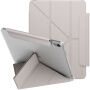 UNIQ Camden Lite pouzdro s origami stojánkem a prostorem na Apple Pencil pro iPad 10,9" (2022) / 11" (2025) - béžové