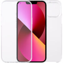 Dvoudílné pouzdro na přední i zadní stranu pro iPhone 13 - čiré