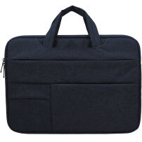 Elegantní brašna s kapsami pro iPad do 13" / MacBook do 14" - tmavě modrá