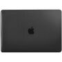 ENKAY 3v1 lesklý kryt s ultra tenkým krytem EU klávesnice a záslepkami portů pro MacBook Pro 15" s Touch Barem (A1707 / A1990) - černý