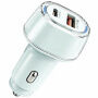 P78 autonabíječka s porty USB-C / USB-A - 55W - mentolová