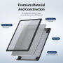 DUX DUCIS LCGM Series lesklý transparentní kryt pro MacBook Pro 16" (A2485 / A2780 / A2991 / A3186 / A3403 / A3428 / A3429) - černý