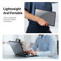 DUX DUCIS LCGM Series lesklý transparentní kryt pro MacBook Pro 16" (A2485 / A2780 / A2991 / A3186 / A3403 / A3428 / A3429) - černý