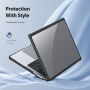 DUX DUCIS LCGM Series lesklý transparentní kryt pro MacBook Pro 16" (A2485 / A2780 / A2991 / A3186 / A3403 / A3428 / A3429) - černý