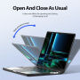 DUX DUCIS LCGM Series lesklý transparentní kryt pro MacBook Pro 16" (A2485 / A2780 / A2991 / A3186 / A3403 / A3428 / A3429) - černý