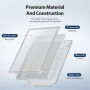 DUX DUCIS LCGM Series lesklý transparentní kryt pro MacBook Pro 16" (A2485 / A2780 / A2991 / A3186 / A3403 / A3428 / A3429) - čirý