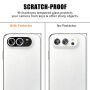 Tvrzené sklo s rámečkem k ochraně čoček zadního fotoaparátu pro iPhone Duo - černé