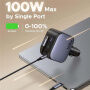 UGREEN EC604 sada autonabíječky s porty 2x USB-C / USB-A a výsuvného kabelu USB-C - 145W - 70 cm - šedá