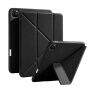 XDcase Y-fold pouzdro s origami stojánkem a prostorem na Apple Pencil pro iPad Pro 12,9" (2018-2022) - černé