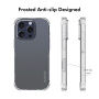 ENKAY transparentní kryt se zesílenými rohy pro iPhone 16 Pro Max - čirý