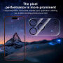 XDcase tvrzené sklo k ochraně čoček zadního fotoaparátu pro iPhone 18 Pro Max - černé