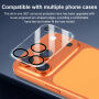 XDcase tvrzené sklo k ochraně čoček zadního fotoaparátu pro iPhone 17 Pro Max - černé