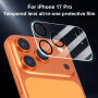 XDcase tvrzené sklo k ochraně čoček zadního fotoaparátu pro iPhone 17 Pro - černé