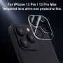 XDcase tvrzené sklo k ochraně čoček zadního fotoaparátu pro iPhone 13 Pro / 13 Pro Max - černé