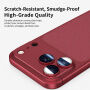 XDcase tvrzené sklo s kovovým rámečkem k ochraně čoček fotoaparátu pro iPhone 18 Pro - vínové