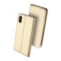 DUX DUCIS flipové pouzdro pro iPhone XS Max - zlatá