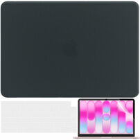 ENKAY 3v1 matný kryt s ultra tenkým krytem EU klávesnice a fólií na displej pro MacBook Neo (A3404) - černý