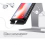 Bestand 2v1 nabíjecí stojánek pro iPhone s Lightning konektorem pro AirPods - šedý