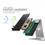 Bestand 2v1 nabíjecí stojánek pro iPhone s Lightning konektorem pro AirPods - šedý