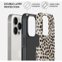 Burga Tough kryt se vzorem a MagSafe pro iPhone 14 Pro Max - Almond Latte 
