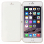 Otevírací / flip gumové pouzdro pro iPhone 6 / 6S - květinová kresba