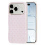 Ochranný kryt s puntíky pro iPhone 17 Pro / 18 Pro - růžový