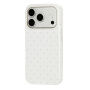 Ochranný kryt s puntíky pro iPhone 17 Pro / 18 Pro - bílý