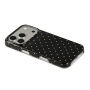 Ochranný kryt s puntíky pro iPhone 17 Pro / 18 Pro - černý