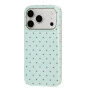 Ochranný kryt s puntíky pro iPhone 17 Pro Max / 18 Pro Max - mentolový