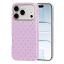 Ochranný kryt s puntíky pro iPhone 17 Pro Max / 18 Pro Max - fialový
